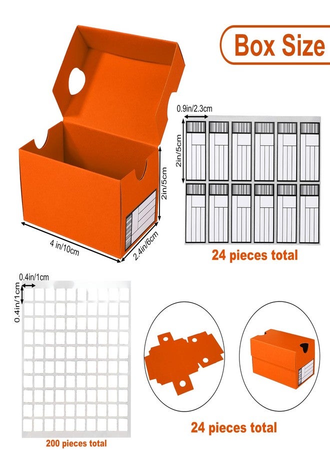 Fukaisu 24pcs Mini Shoe Gifts Boxes, Durable Small Sneaker Gifts Boxes Funny Sports Theme Party Decoration Supplies Suitable for Cookies Chocolate Candy (Orange) - Image 2